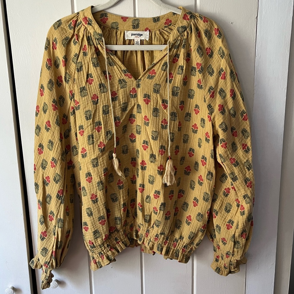 Anthropologie Bohemian Shirt Size L